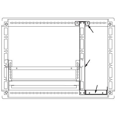 Комплект для создания кабельного отсека, для шкафов DAE/CQE 2000 x 400