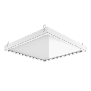 Светодиодный светильник VARTON GR070/C 2.0 588х588х50 мм 30 Вт 4000 K IP54 для чистых помещений опал поликарбонат