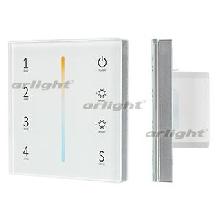 Панель Sens SMART-P38-MIX White (230V, 4 зоны, 2.4G) (Arlight, IP20 Пластик, 5 лет)