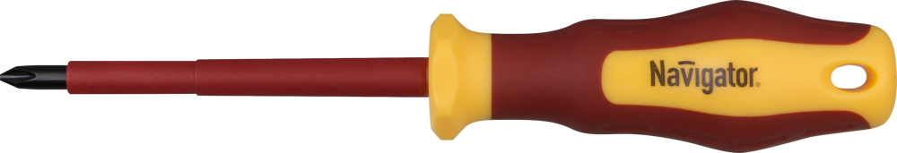 Отвёртка Navigator 71 947 NSD-1E-PH2x100 крестовая, 1000 В
