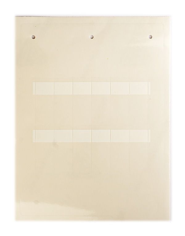 Самоламинирующаяся маркировка для кабелей и труб 4.3-7мм. Белая