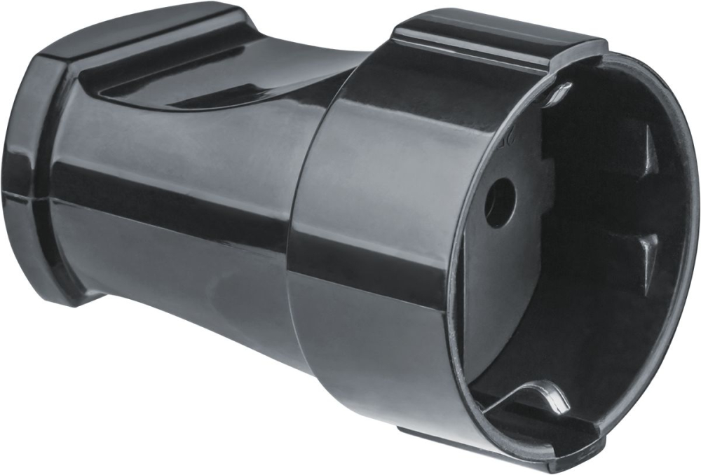 Розетка Navigator 61 715 NCA-SK01-16A-E-BL переносная с/з черная