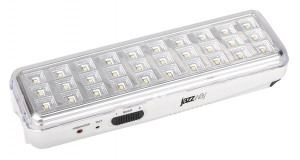 Фонарь JAZZway Accu9-L30-wh (бел.), Li-Ion