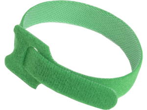 ITK Хомут-липучка для кабеля 14х135мм с м/з зеленый (100шт)