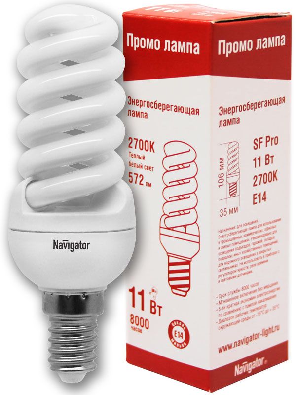 Лампа Navigator 94 098 NCLP-SF-11-827-E14 xxx