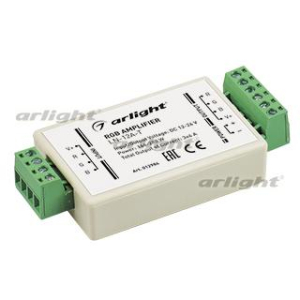 RGB-усилитель LN-12A-T (12/24V, 144/288W) (Arlight, IP20 Пластик, 1 год)