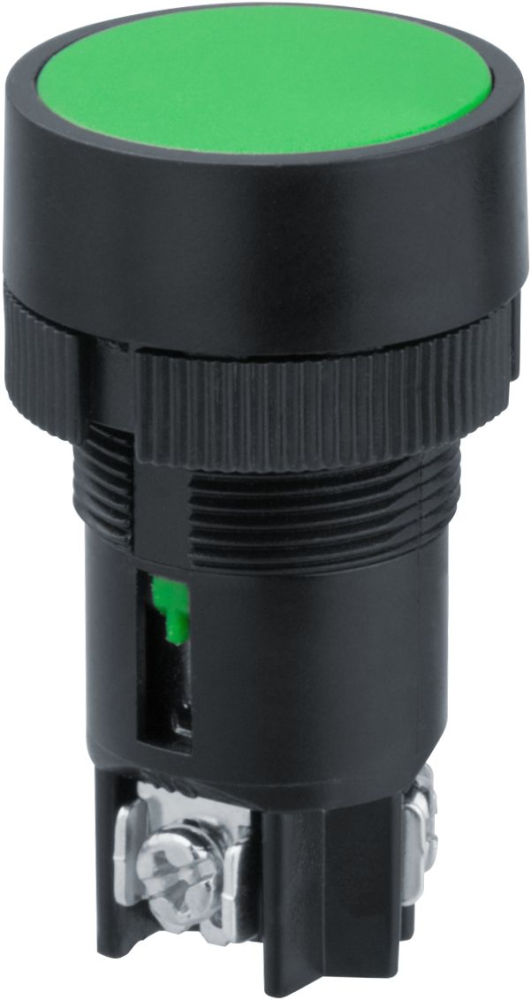 Кнопка Navigator 82 811 NBI-B-04-G Пуск зеленая d22мм NO