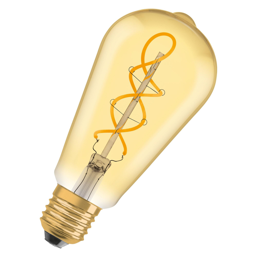 Лампа Vintage 1906 LED CL Edison  FIL GOLD 25 non-dim  5W/820 E27