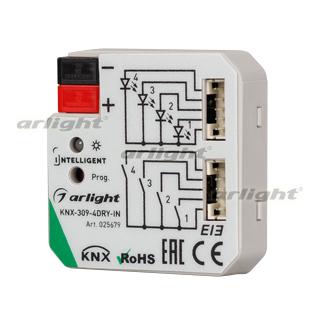 INTELLIGENT ARLIGHT Конвертер KNX-309-4DRY-IN (BUS) (IARL, IP20 Пластик, 2 года)