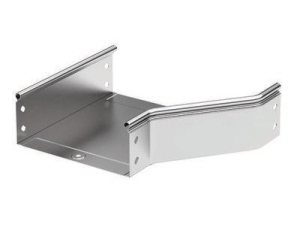 Переходник RRD правосторонний  150/80 H80 в комплекте с крепежными элементами и соединительными пластинами, необходимыми для монтажа, горячеоцинкованный