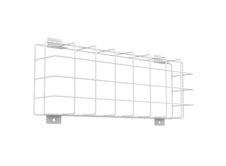Защитная решетка для аварийного светильника IP65 390х134мм белая с набором креплений