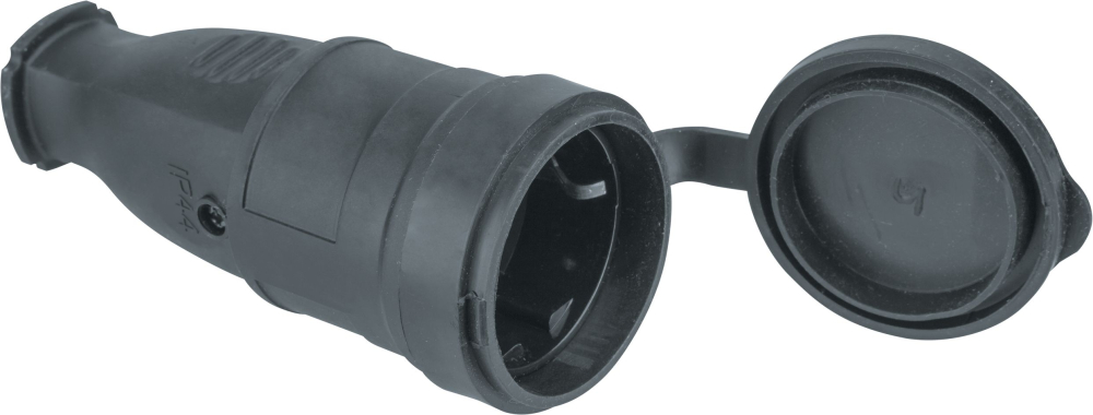 Розетка Navigator 61 369 NCA-SKR01-16A-E-IP44-BL переносная с/з черная