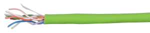 ITK Кабель связи витая пара U/UTP, кат.5E 4x2х24AWG solid, LSZH, 305м, зеленый
