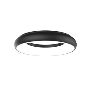 Светодиодный светильник VARTON NIMBUS подвесной/накладной 25 Вт 300х50 мм 3000 K IP40 с рассеивателем опал черный