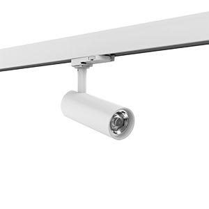 Cветильник LED "ВАРТОН" трек TT-02 2.0 12 Вт 210*74*50 мм 3000K угол 35 градусов RAL9003 белый матовый