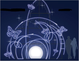 Фонтан <отсутствие серии> Лампа - мотыльки Ф-1 (4650*4850)