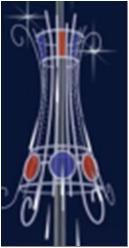 Консоль <3D конструкции> Торшер ЗД О-1  (2000*1000)