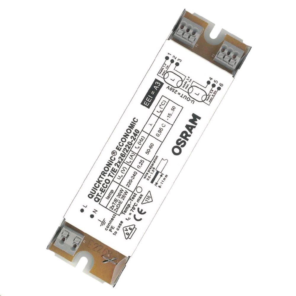 ЭПРА QT-ECO T/E 2X26/220-240 VS50