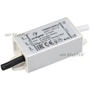 Блок питания ARPV-12012-D (12V, 1.0A, 12W) (Arlight, IP67 Металл, 3 года)