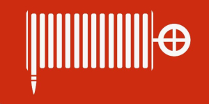 Этикетка самокл. 350х130мм "Пож. кран" IEK