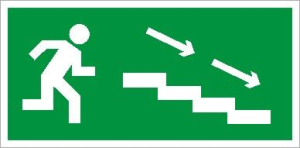 PROTON LED Exd-W004 ПО ЛЕСТНИЦЕ ВНИЗ НАПРАВО Б/З