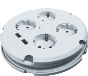 Удлинитель Navigator 61 456 NPE-USB02-04-150-ESC-3X1с/з выкл.4 гн.1.5м USB2.1A