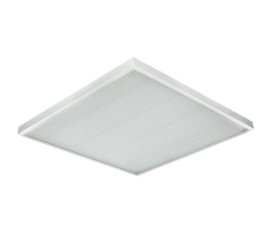Светильник ДВО/ДПО12-34-001 Prizma Eco 840 IP40, 595х595х50, монтаж встраиваемый/накладной, расс. призм. из полим. мат., LED, 31 Вт, 3661 лм, 118 лм/Вт, Ra=82, CCT=4000K, PF=0,92