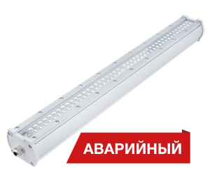 Светодиодный светильник Diora Piton 40/5400 Д прозрачный 5400лм 40Вт 3000K IP65 0,95PF 80Ra Кп<1 Аварийный