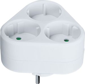Разветвитель Navigator 94 694 NAD-S-3X-WH 3 гн. (треугольник) б/з