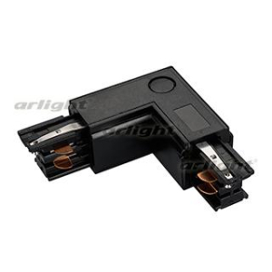 Коннектор угловой LGD-4TR-CON-L-INT-BK (C) (Arlight, IP20 Пластик, 3 года)