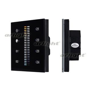 Панель Sens SR-2830B-AC-RF-IN Black (220V,MIX+DIM,4зоны) (Arlight, IP20 Пластик, 3 года)