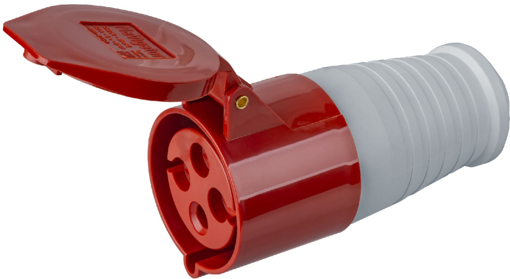 Розетка Navigator 14 307 NCA-SR224-32-380 переносная 32А 3P+PE IP44