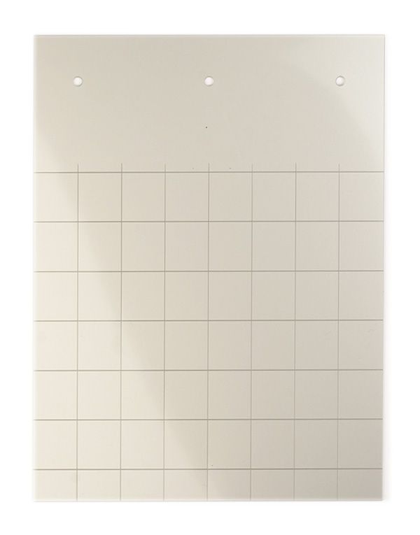 Табличка полужесткая 17x15мм. Установка в держатель. Для маркировки модульного оборудования. ПВХ-0,5. Серебристая