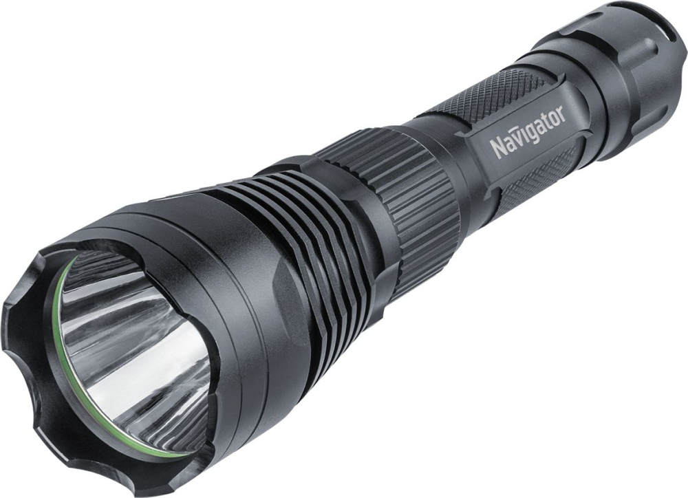 Фонарь Navigator 61 092 NPT-P02-18650 алюм. проф. CREE LEDx10Вт. Li-ion 2.4 A/h