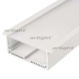 Профиль с экраном SL-LINIA88-F-2500 WHITE+OPAL (Arlight, Алюминий)