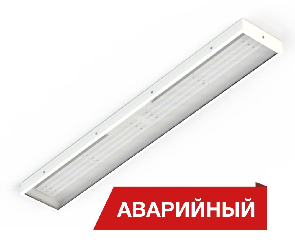 Светодиодный светильник Diora NPO SE Glass 33/3800 opal 3800лм 33Вт 3000K IP65 0.95PF 80Ra Kп<1 Аварийный