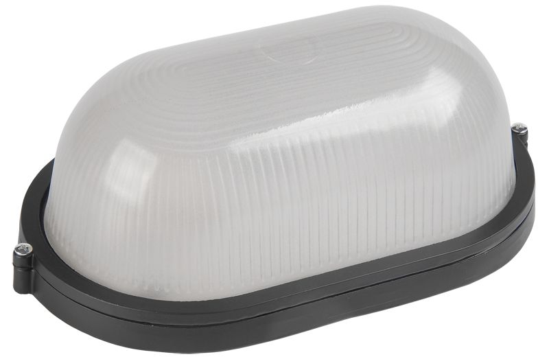 Светильник НПП1401 черный/овал 60Вт IP54  ИЭК