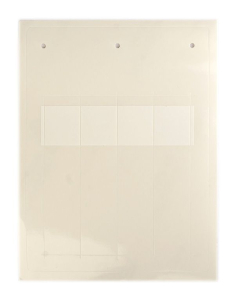 Самоламинирующаяся маркировка для кабелей и труб 12-22мм. Белая