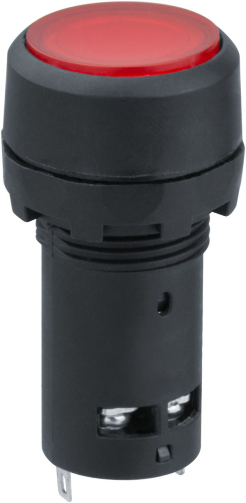 Кнопка Navigator 82 822 NBI-B-09-R красная с подсветкой d22мм 230В NO+NC