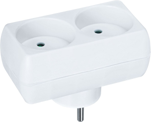 Разветвитель Navigator 94 671 NAD-L-2X-C-WH 2 гн. б/з