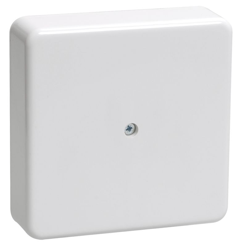 Коробка КМ41212-02 распаячная для о/п 79х79х23 мм слоновая кость (6 клемм 6мм2)