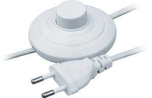 Шнур Navigator 61 600 NPS-FS01-170-2x0.5-WH 1.7м с выкл. белый