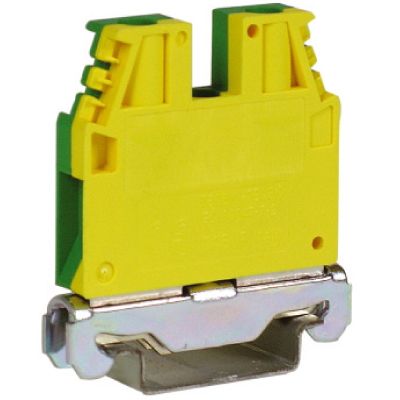 TEC.6/O, зажим для заземления желт.зелен 6 кв.мм (замена на TUR-6-PE)
