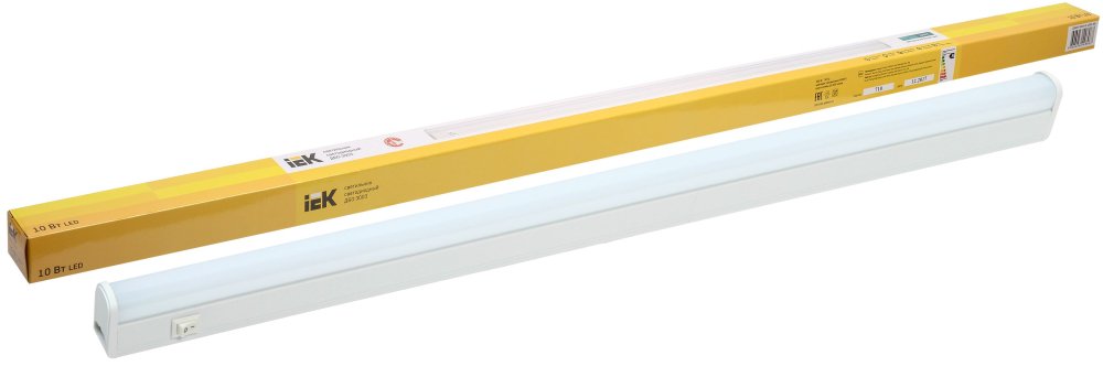 Светильник светодиодный ДБО 3003 10Вт 4000К IP20 872мм пластик  IEK