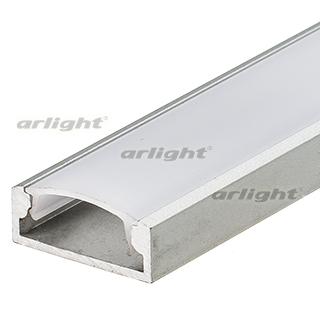 Профиль с экраном ALU-WIDE-H8-2000 ANOD+FROST (Arlight, Алюминий)