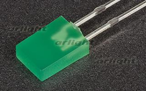 Светодиод ARL-2507LGD-10mcd (Arlight, 2x5мм (прямоугольный))