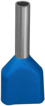 Наконечник Navigator 61 041 NET-E2-2.5-10-B50 НШВИ2, син.2 провода (50шт/упак)