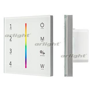 Панель Sens SMART-P45-RGBW White (230V, 4 зоны, 2.4G) (Arlight, IP20 Пластик, 5 лет)