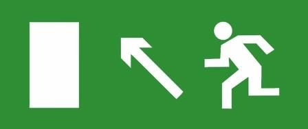 ЭП05 Налево вверх 140x280 мм