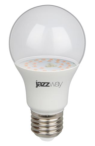 Лампа PPG A60 Agro  9w CLEAR E27 IP20 ( для растений) Jazzway